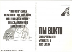 Tim Buktu - Tim Buktu Gratispostkarte Nr 1