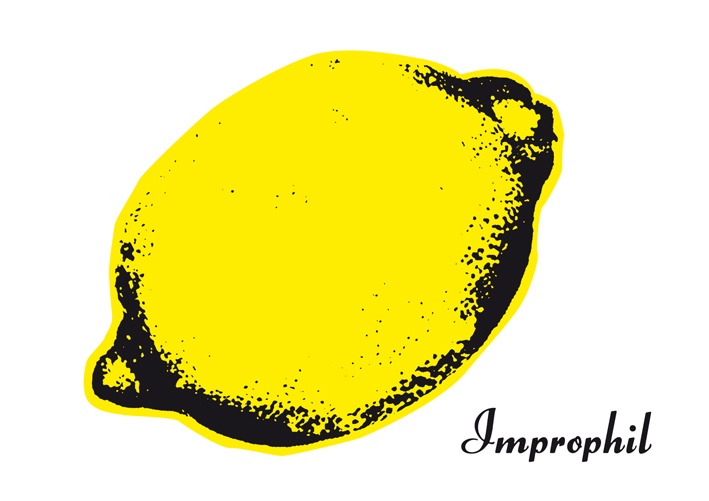 Tim Buktu Postkarte für Theatersport Improphil